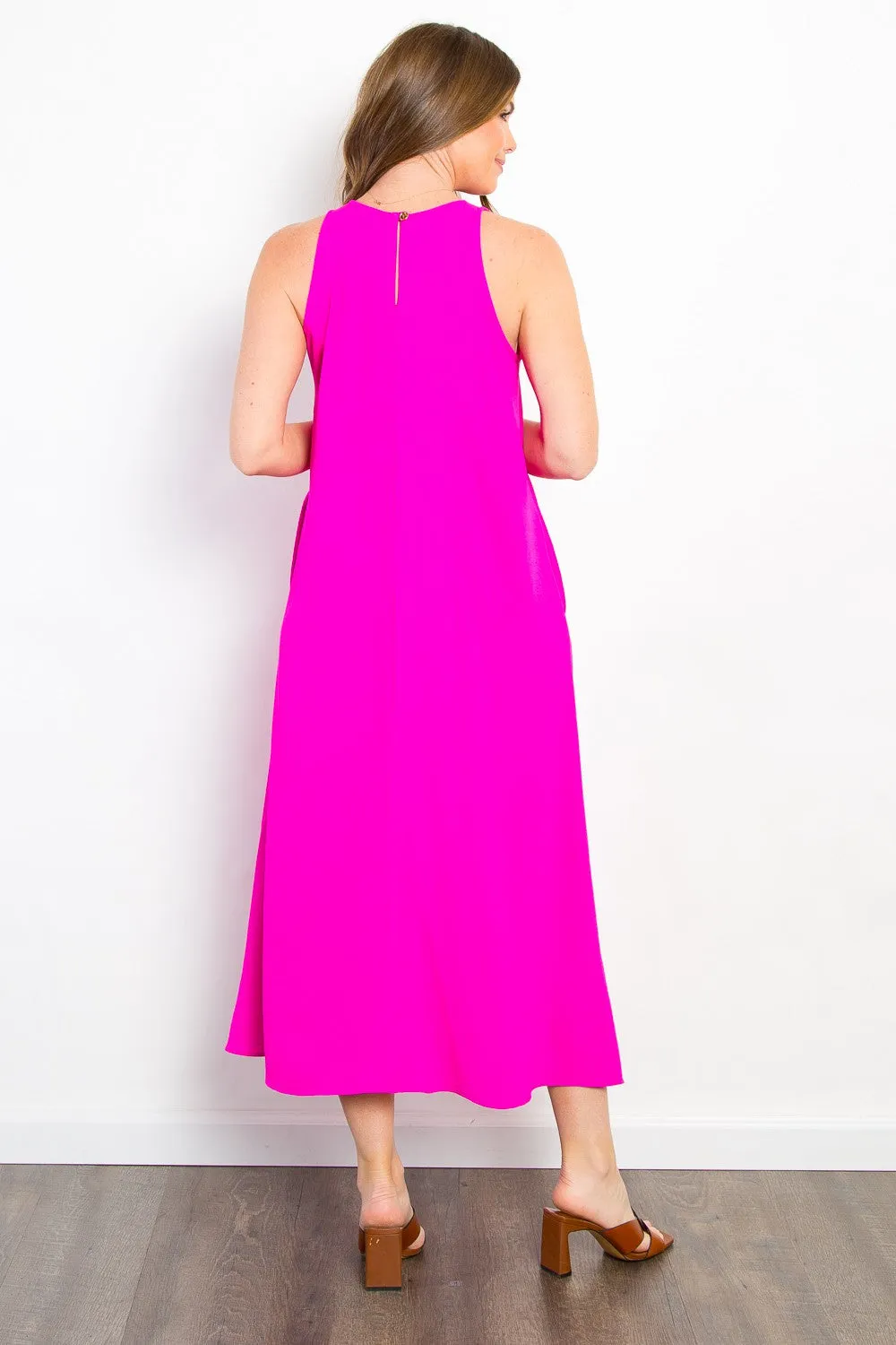 Midi Tank Dress with Pockets