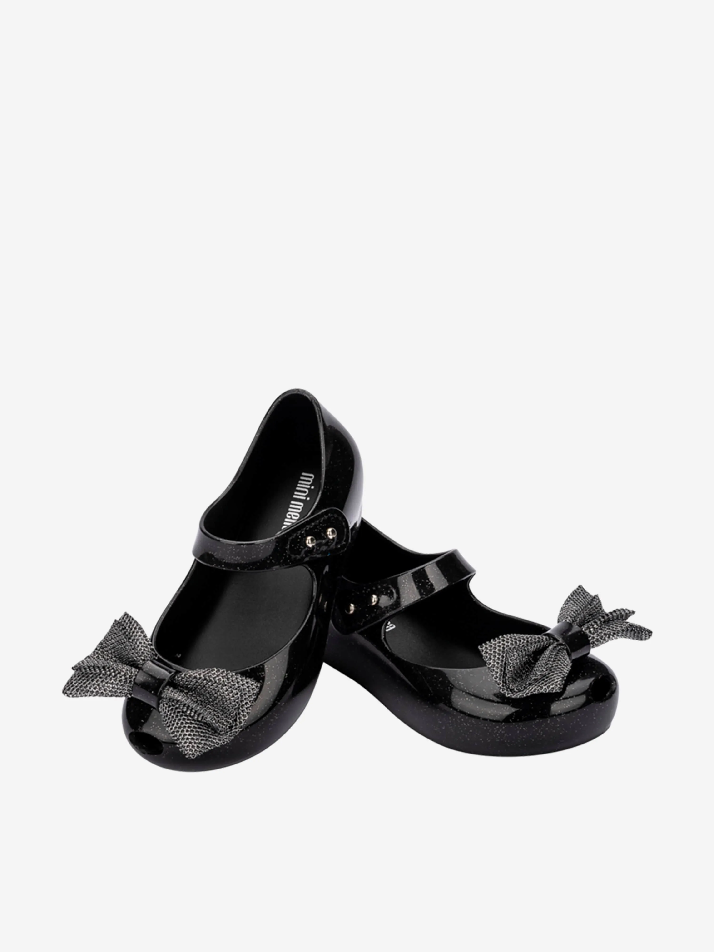 Mini Melissa Girls Ultragirl Sweet XII Shoes in Black