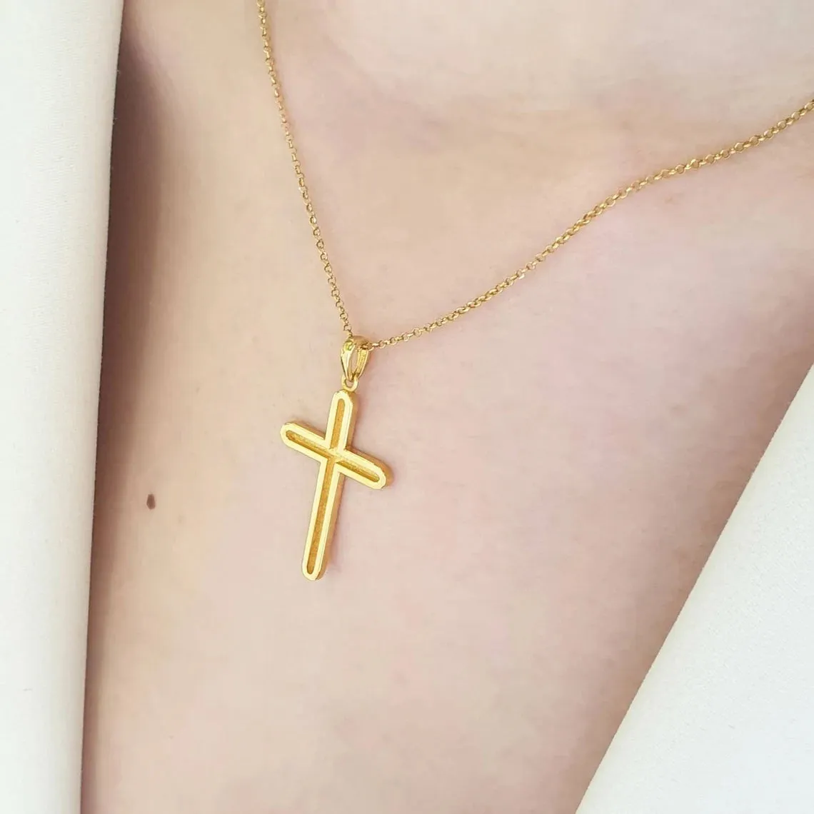 Minimalist Cross Pendant