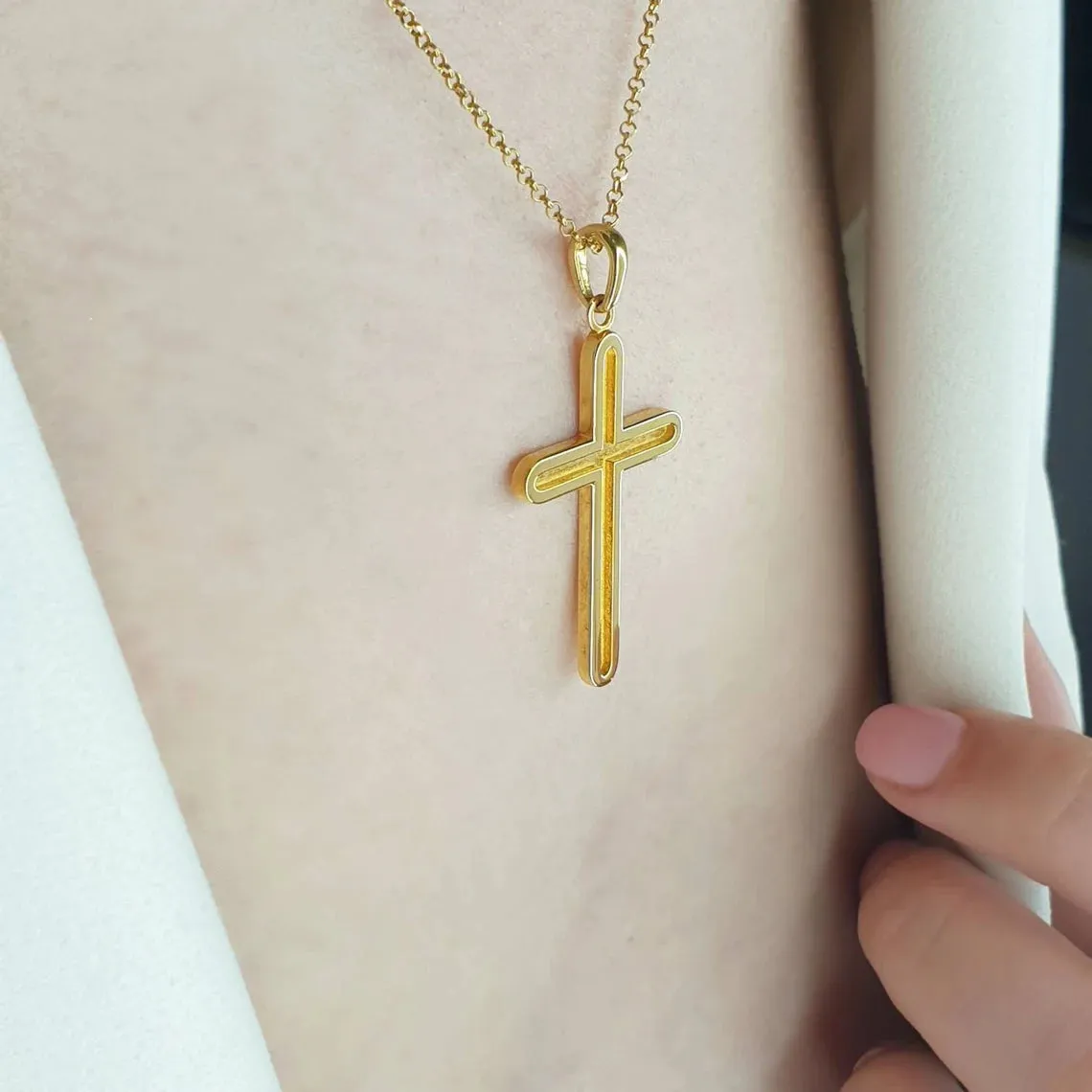 Minimalist Cross Pendant