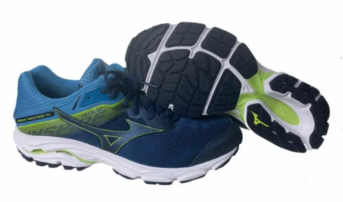 Mizuno Men's Wave Inspire 15 Running Athletic Shoes Blue Green Size 7