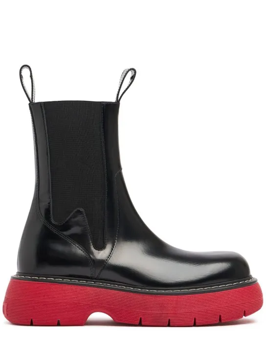 MSGM   40mm M Chelsea leather boots 