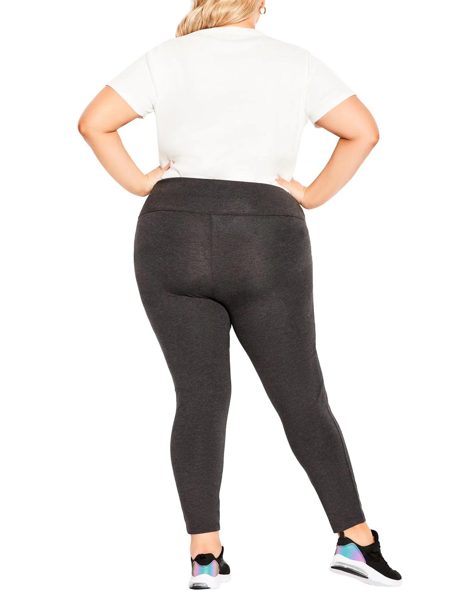 Naima Leggings | Charcoal Grey