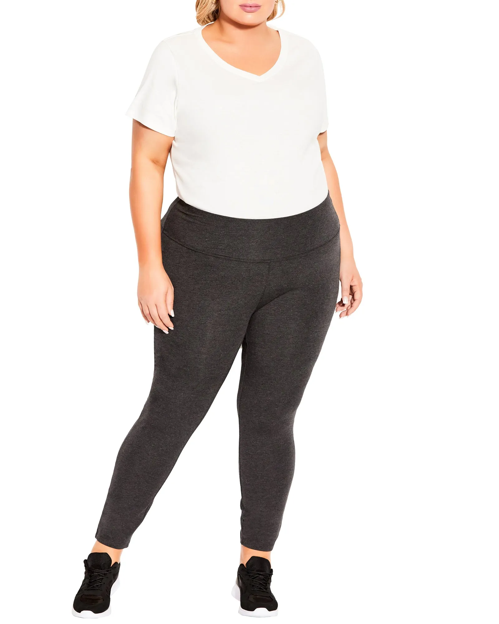 Naima Leggings | Charcoal Grey