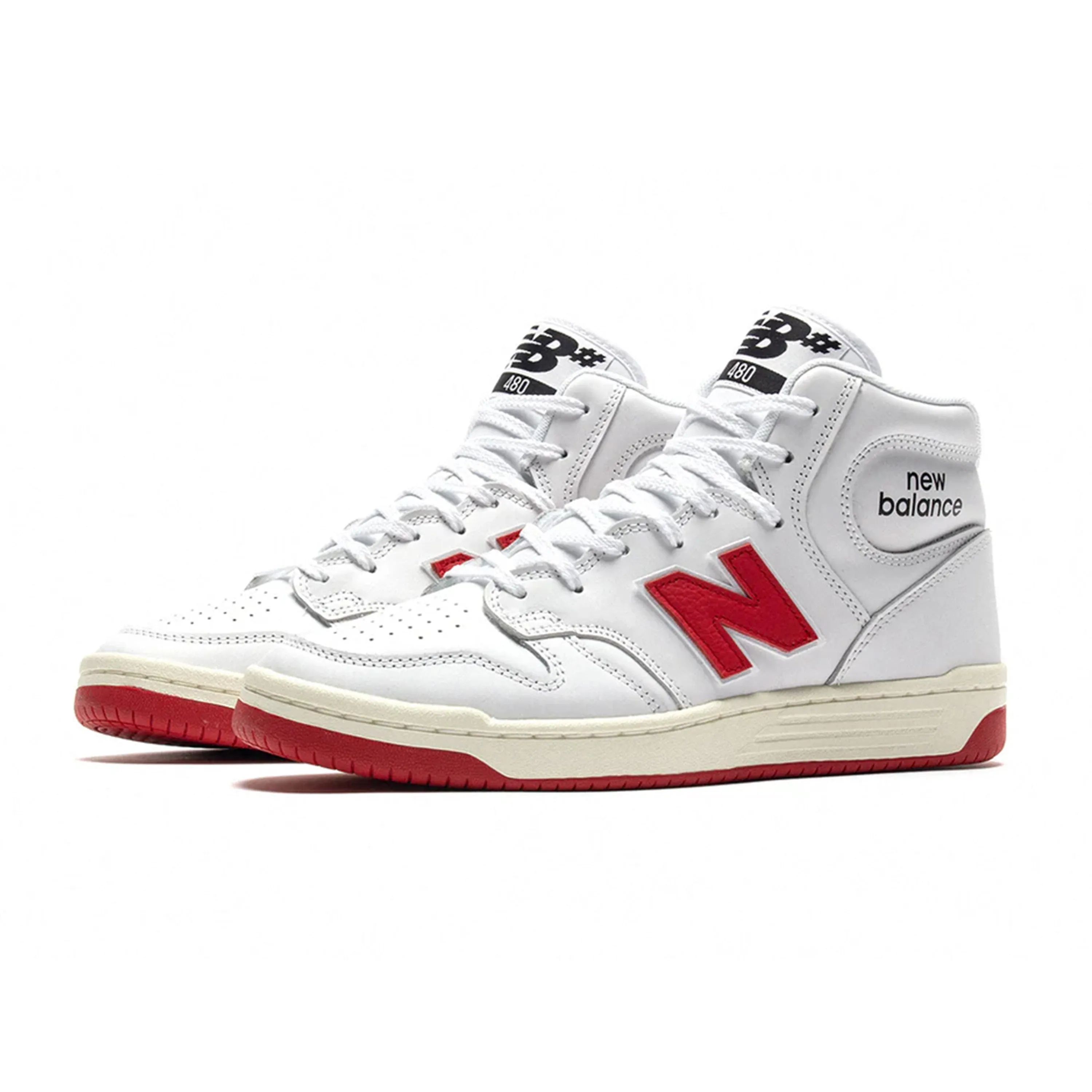 NB NUMERIC 480 HIGH WHITE / RED