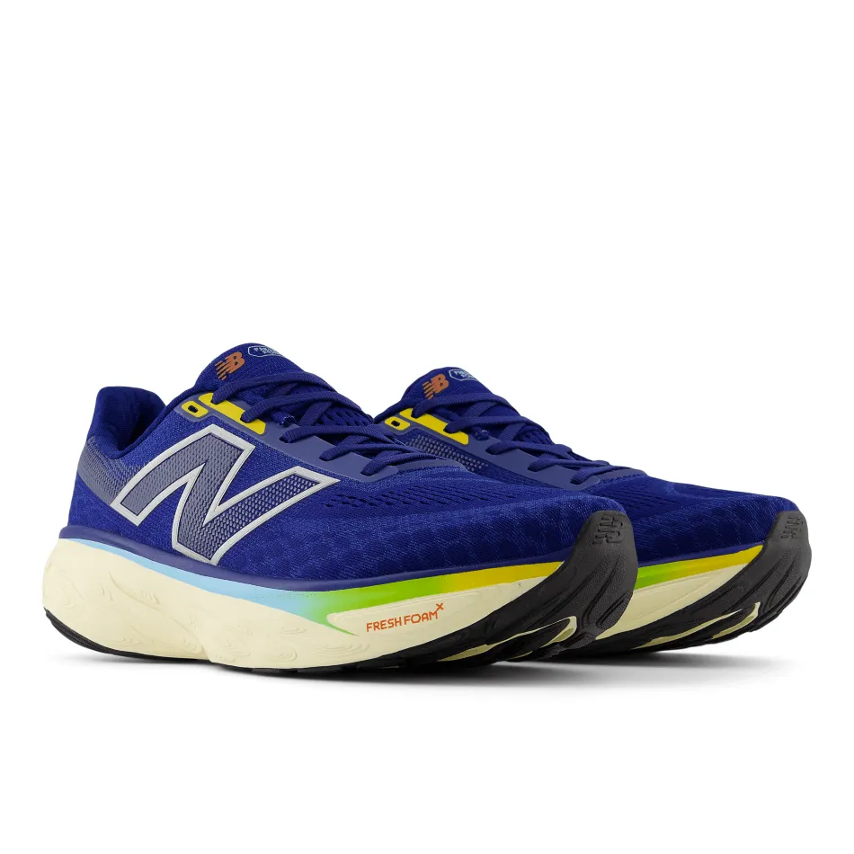 New Balance Men's 1080 v14 Wide Fit (2E Width) Running Shoes in Inkwell/Silver Metallic AW24