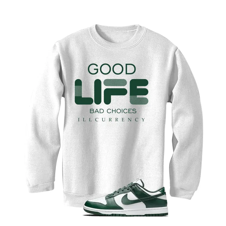 Nike Dunk Low Michigan State White T-Shirt (Bad Choices)