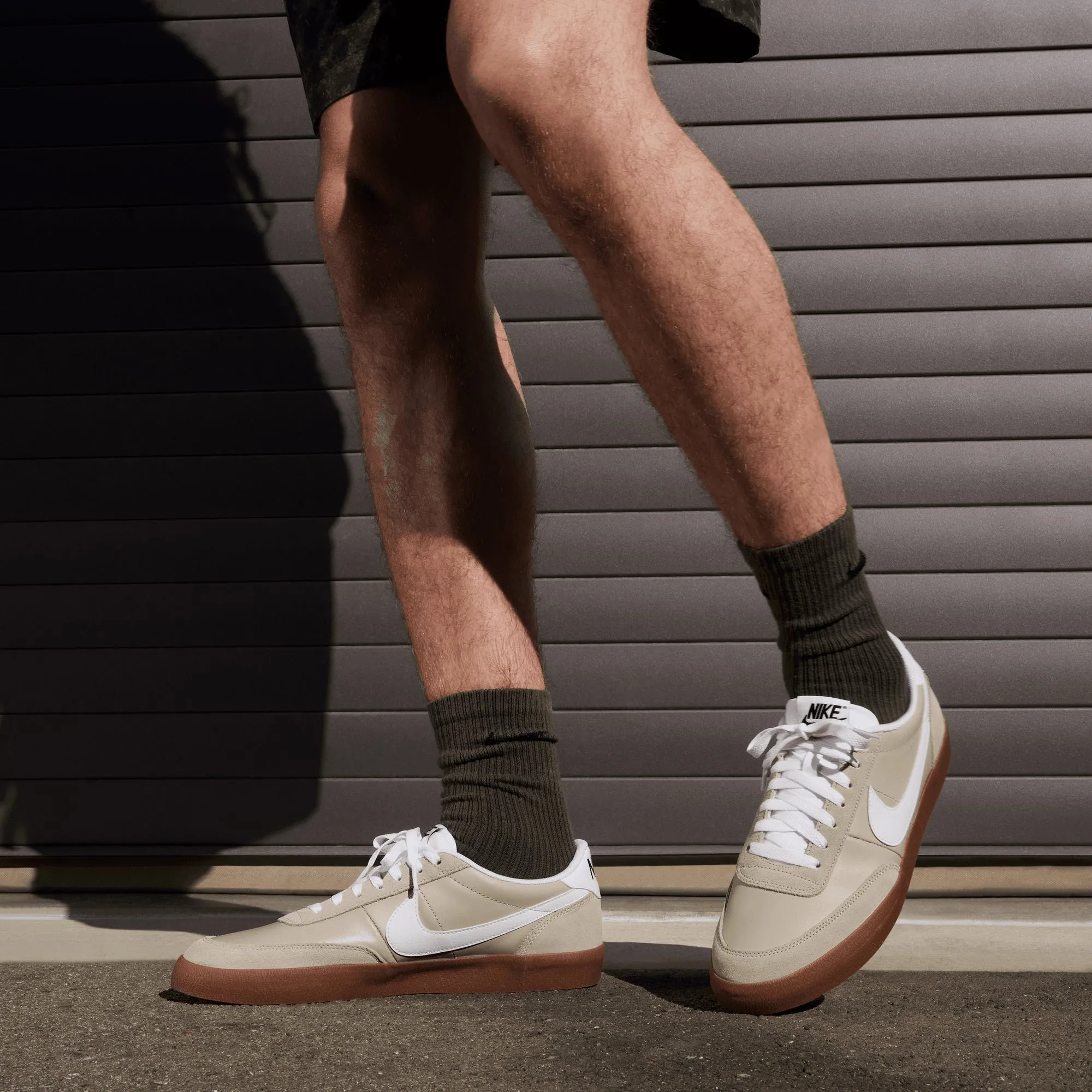 NIKE | KILLSHOT 2 LEATHER { CREAM II/WHITE-BLACK-GUM MED BROWN