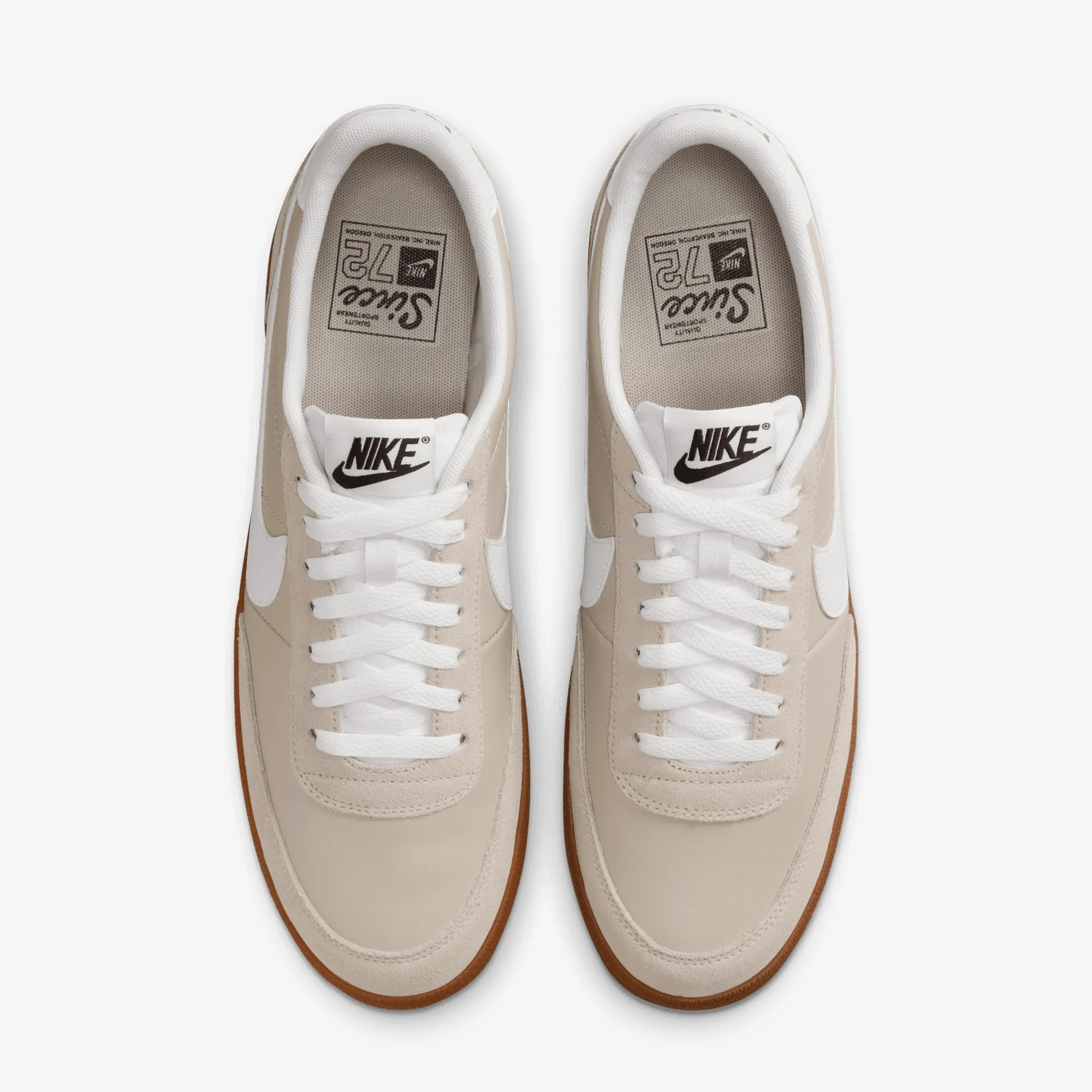 NIKE | KILLSHOT 2 LEATHER { CREAM II/WHITE-BLACK-GUM MED BROWN