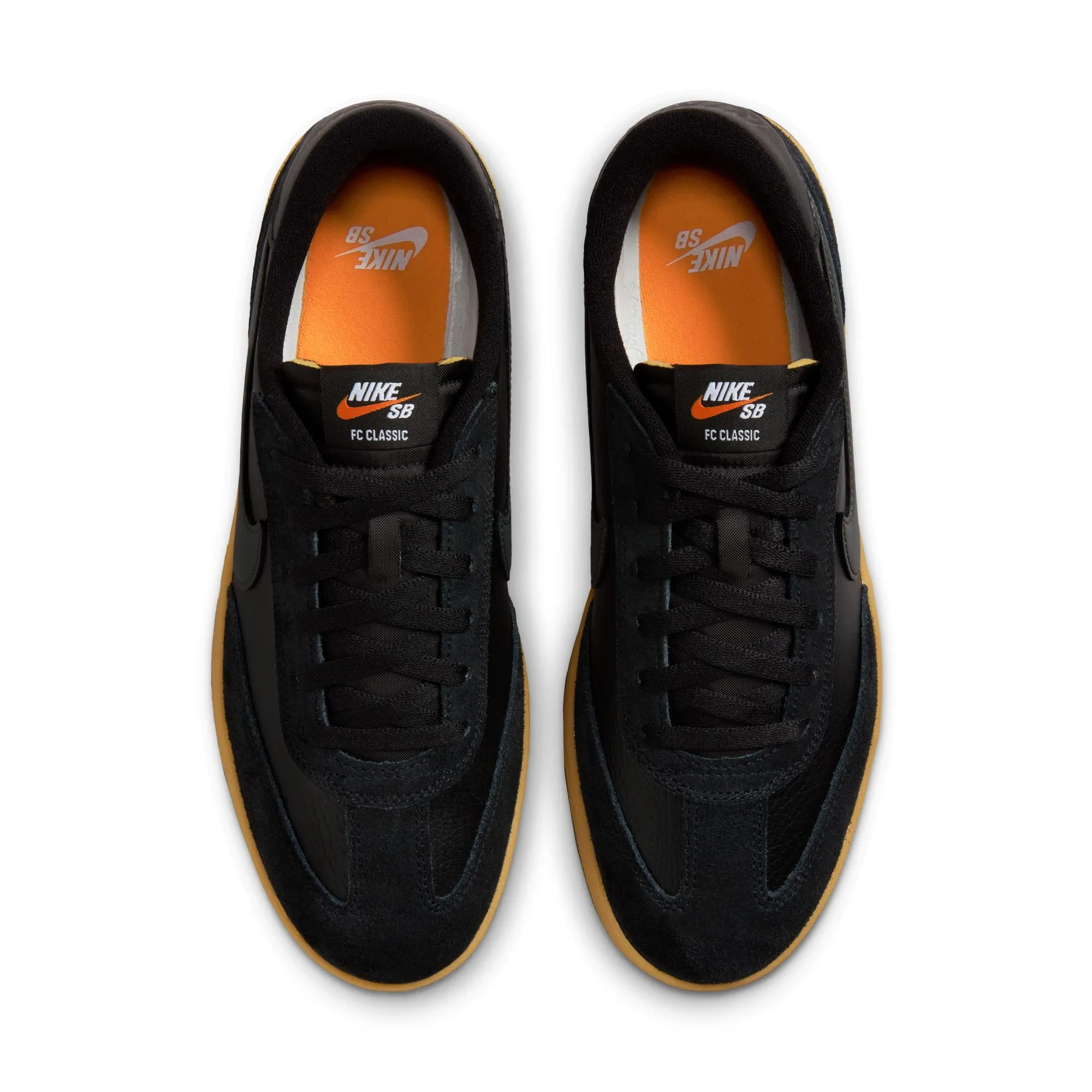 Nike SB FC Classic Shoes - Black/Gum/Anthracite-Vivid Orange