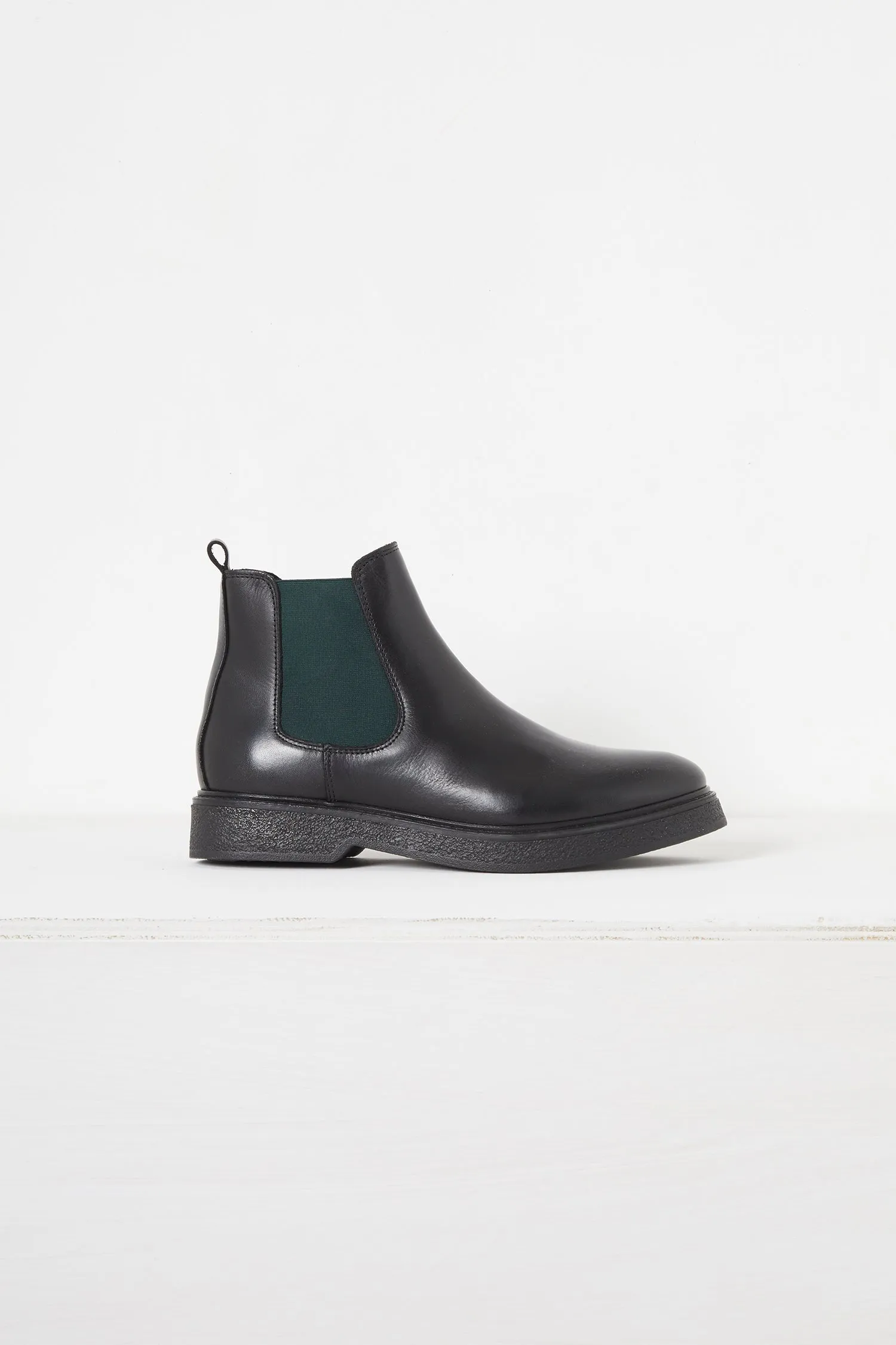 Nora Crepe Sole Chelsea Boots