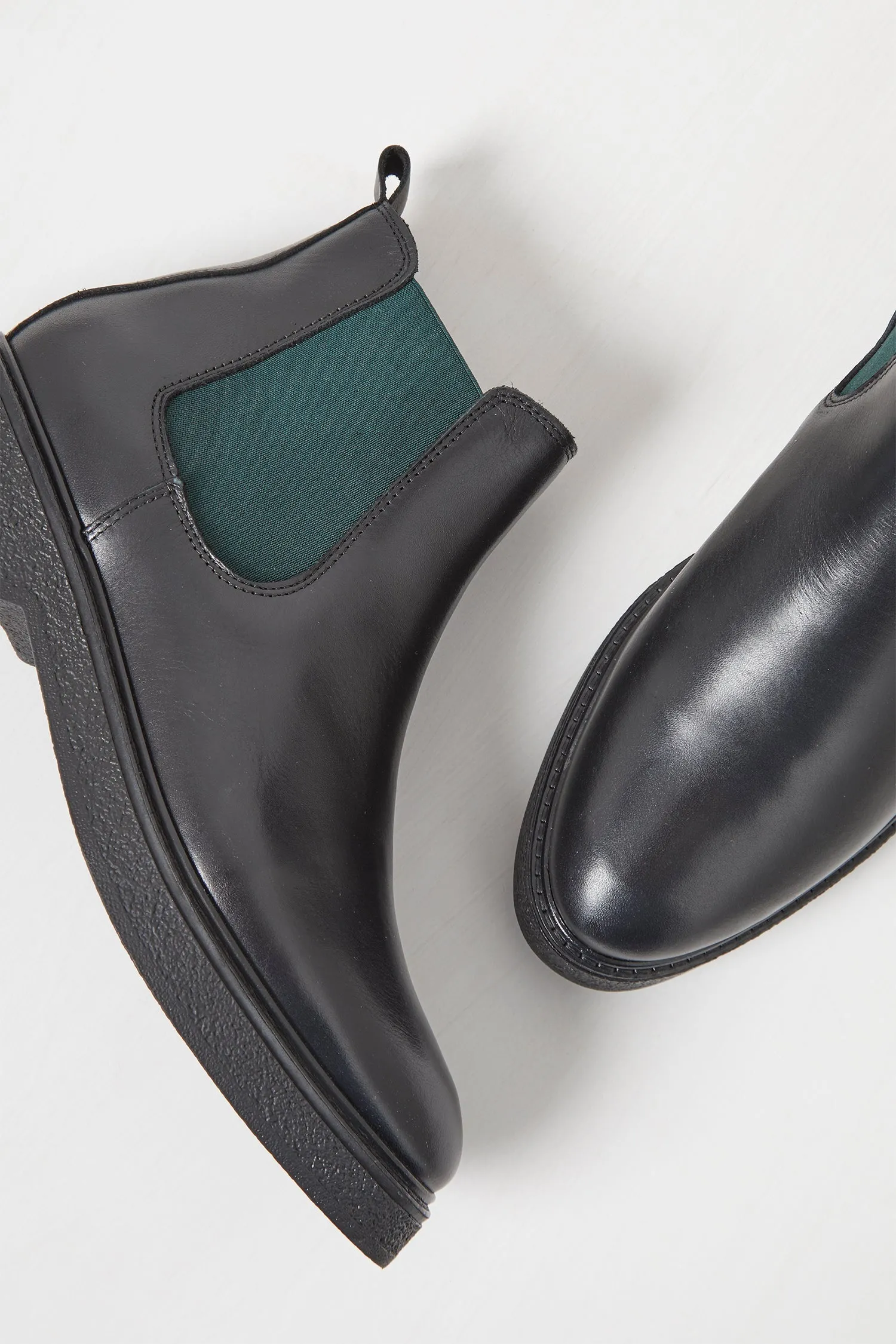 Nora Crepe Sole Chelsea Boots