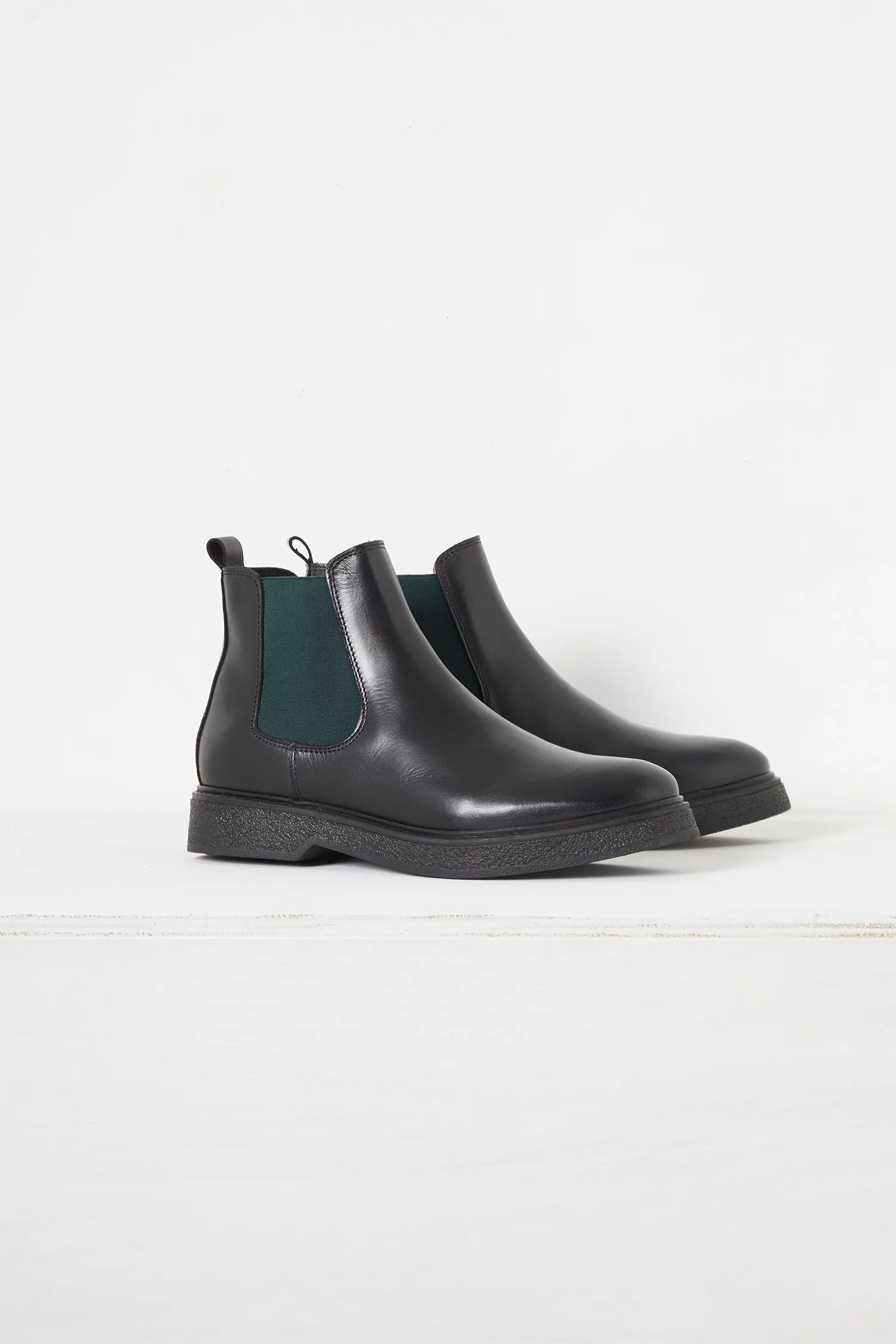 Nora Crepe Sole Chelsea Boots