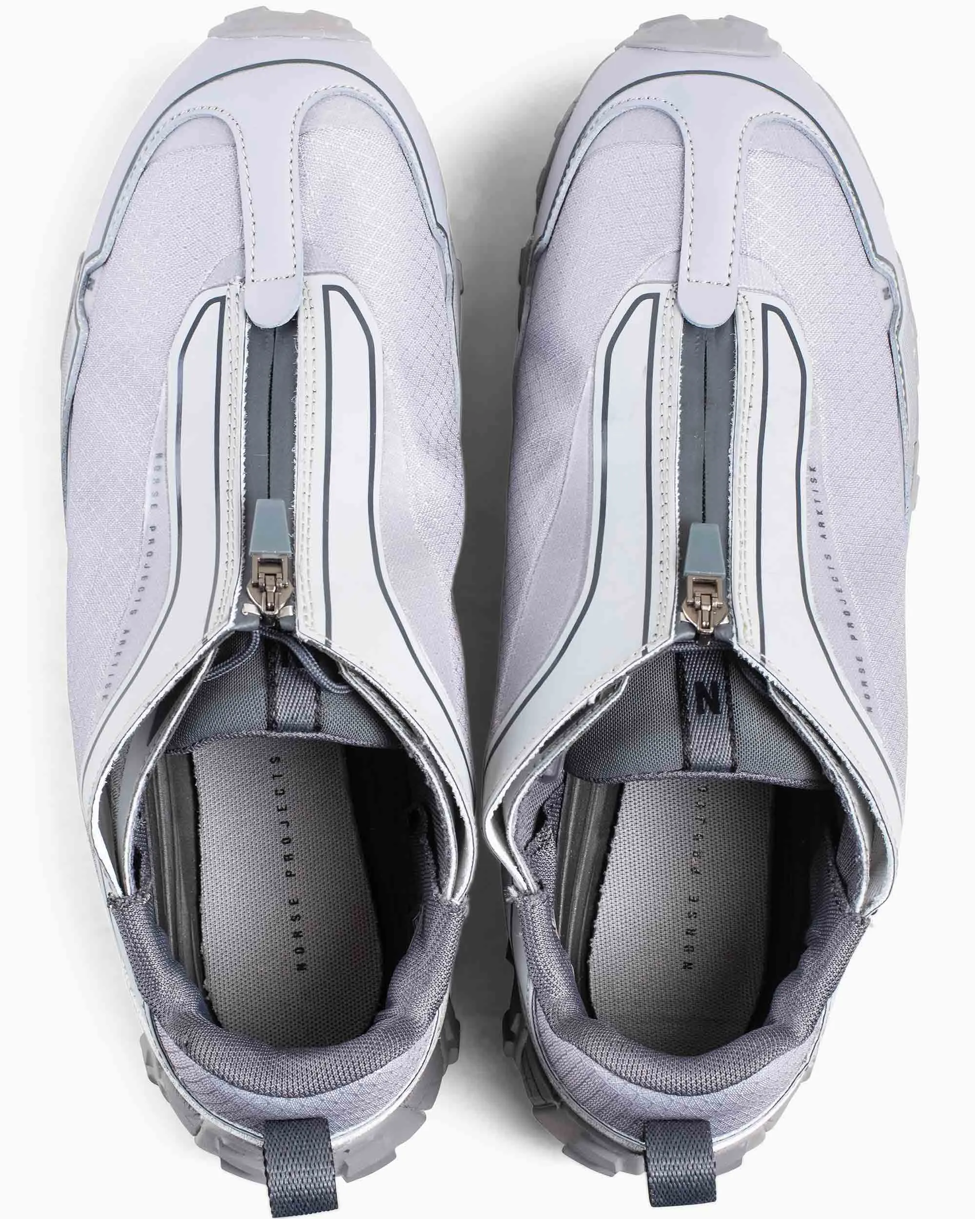 Norse Projects Zip Up Runner Glacier Grey