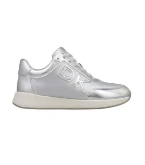 Oaks Logo Lace Up Sneaker 40mm Silver