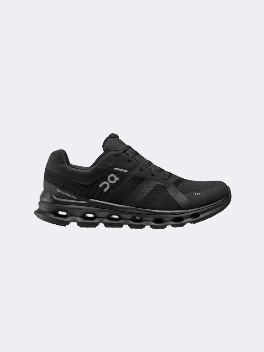 On Cloudrunner Waterproof 1 Women Running Shoes Black