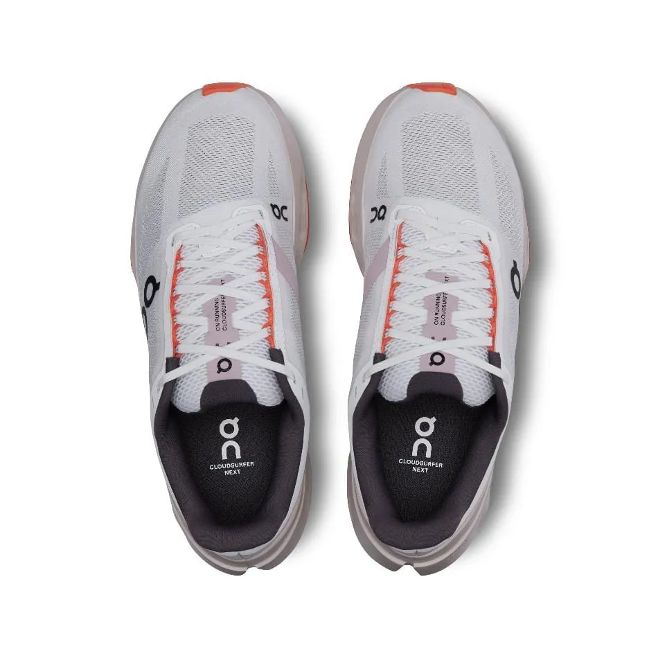 On Cloudsurfer Next Men's Running Shoes in White Flame AW24