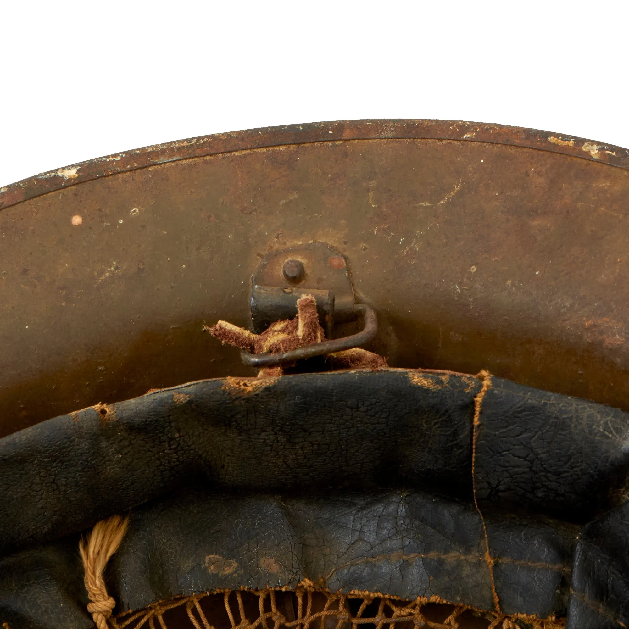 Original U.S. WWI 301st Heavy Tank Battalion Tank Corps of the American Expeditionary Forces Painted M1917 Doughboy Helmet With Extravagant Artwork - Formerly A.A.F. Tank Museum Collection