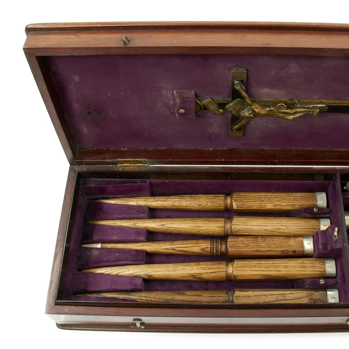 Original Victorian Era Cased Vampire Defense Set of Sir Philip Burne-Jones - Circa 1890