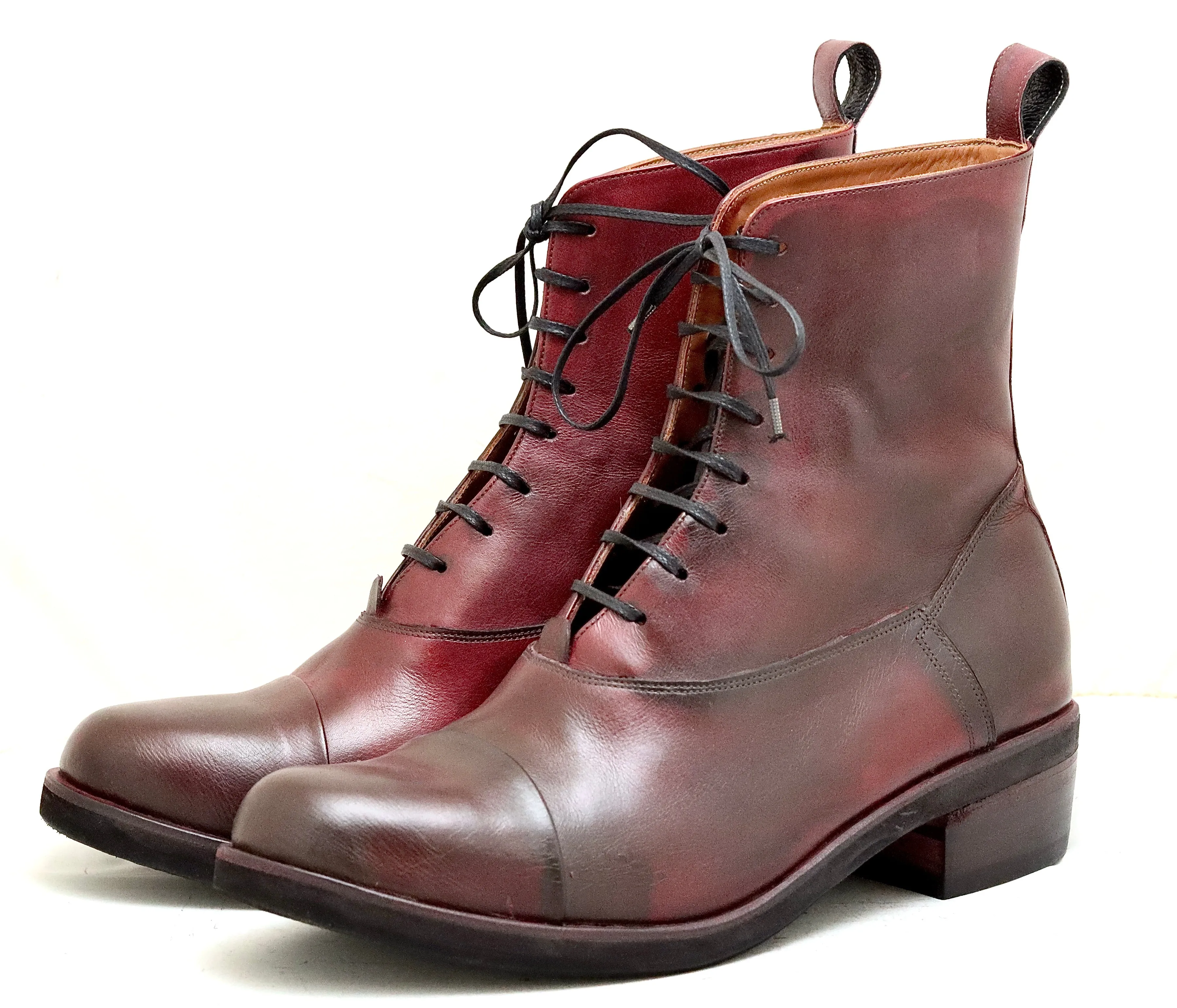 Oxford Boot  |  burgundy  | calf