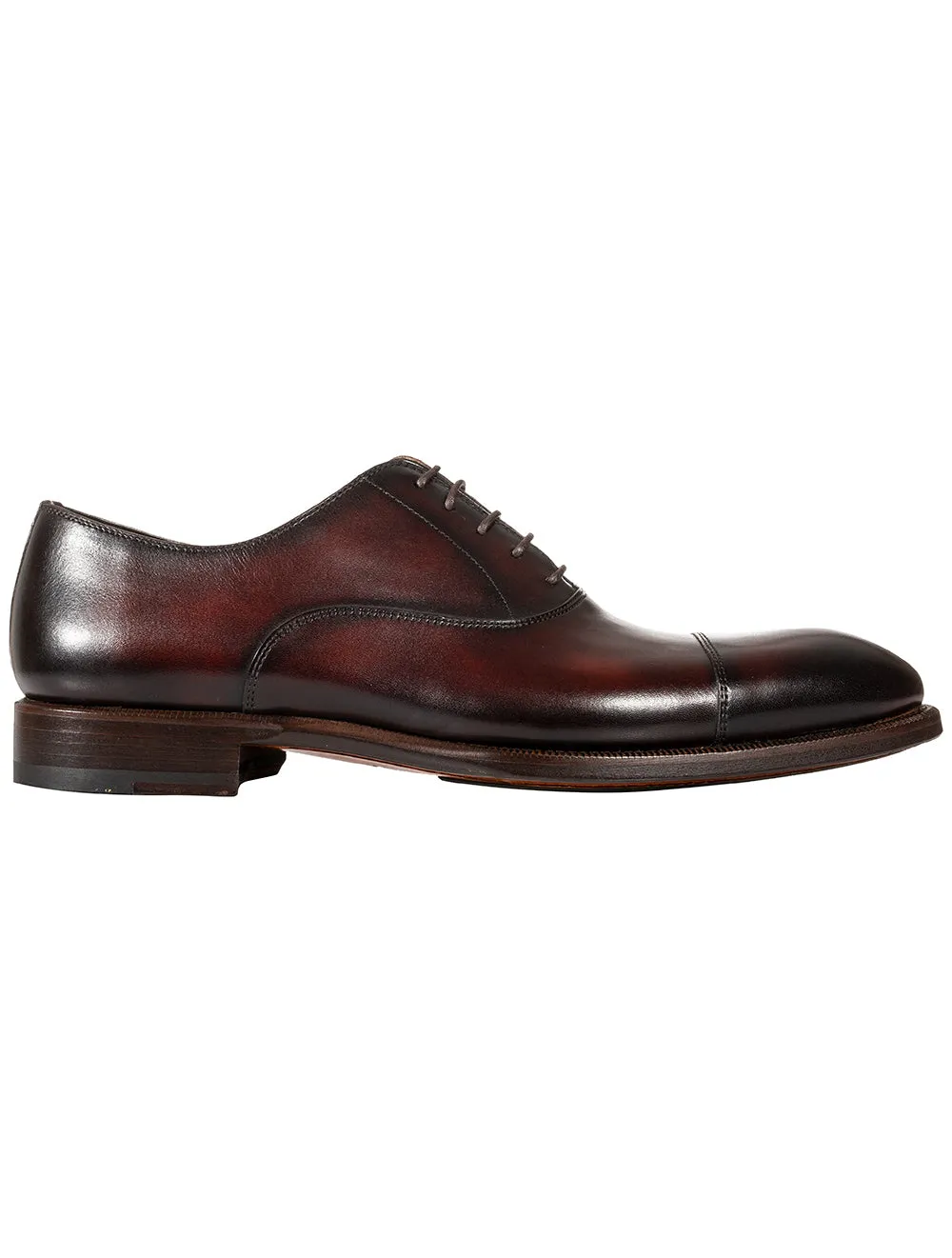 Oxford Toe Cap Shoe Brown