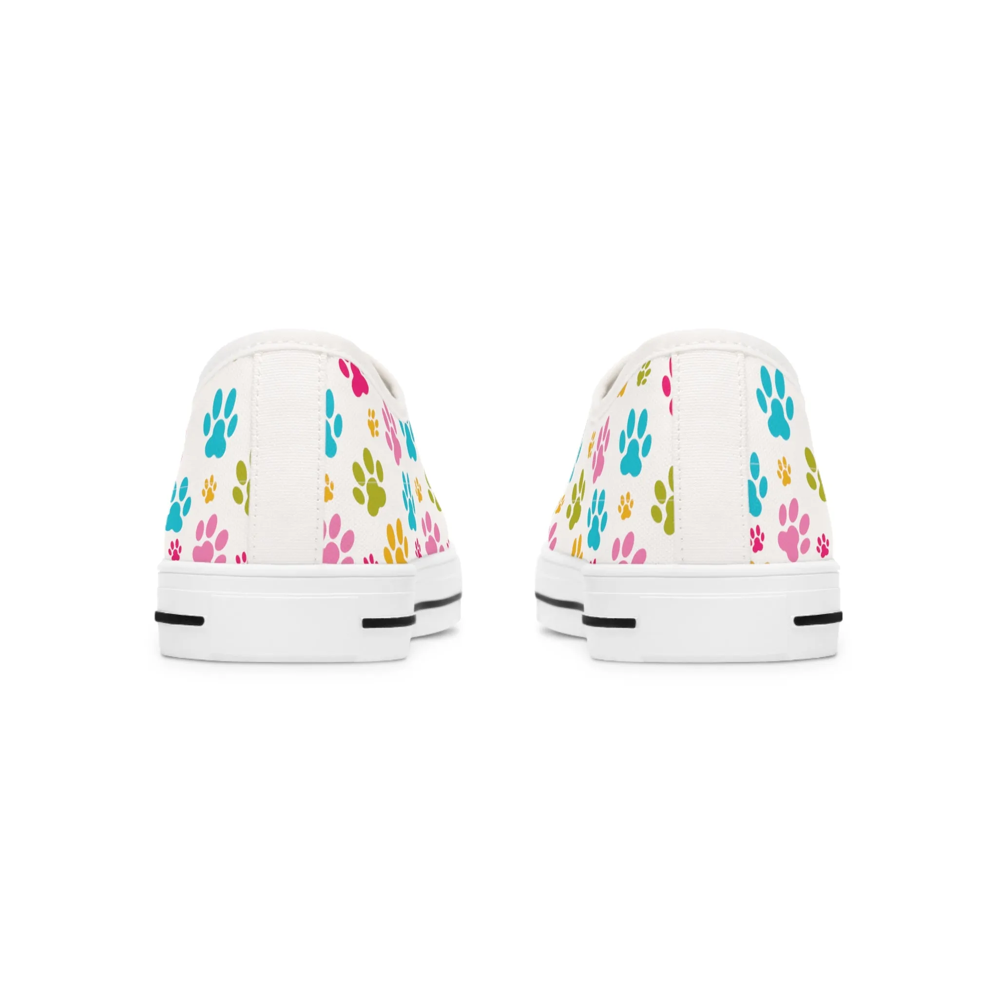 Paw Print Women's Low Top Sneakers