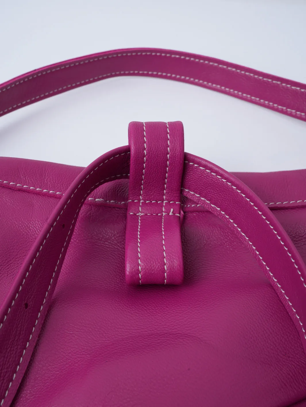 Pink Crossbody Bag with Studs