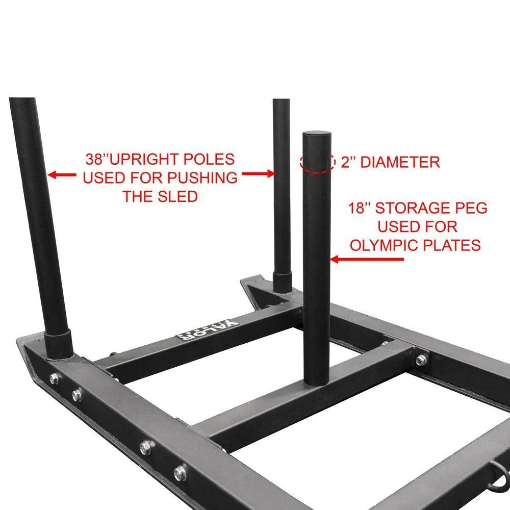 Power Sled Push Pull Drag w/ Shoulder Harness