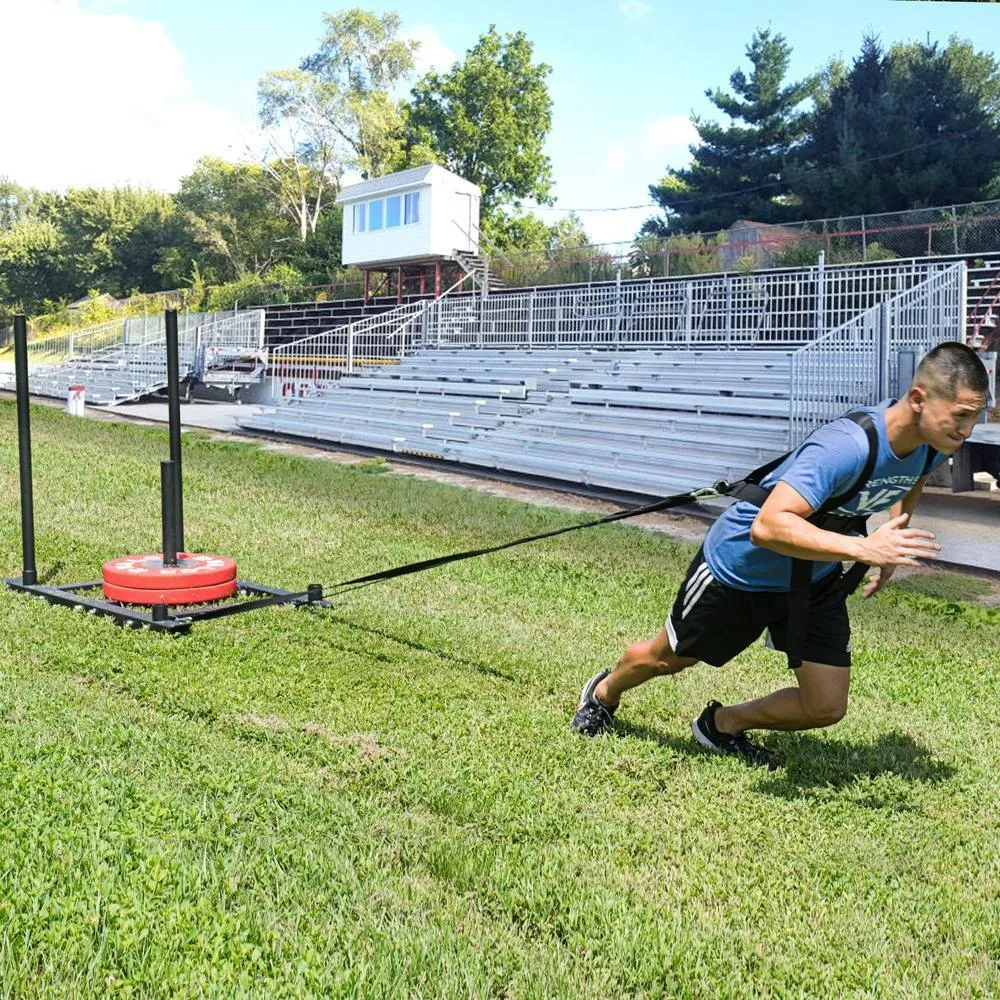 Power Sled Push Pull Drag w/ Shoulder Harness