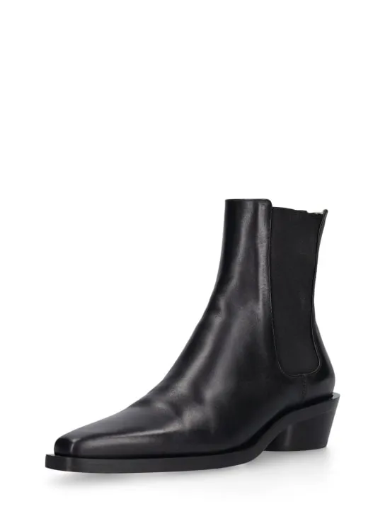 Proenza Schouler   40mm Bronco leather Chelsea boots 