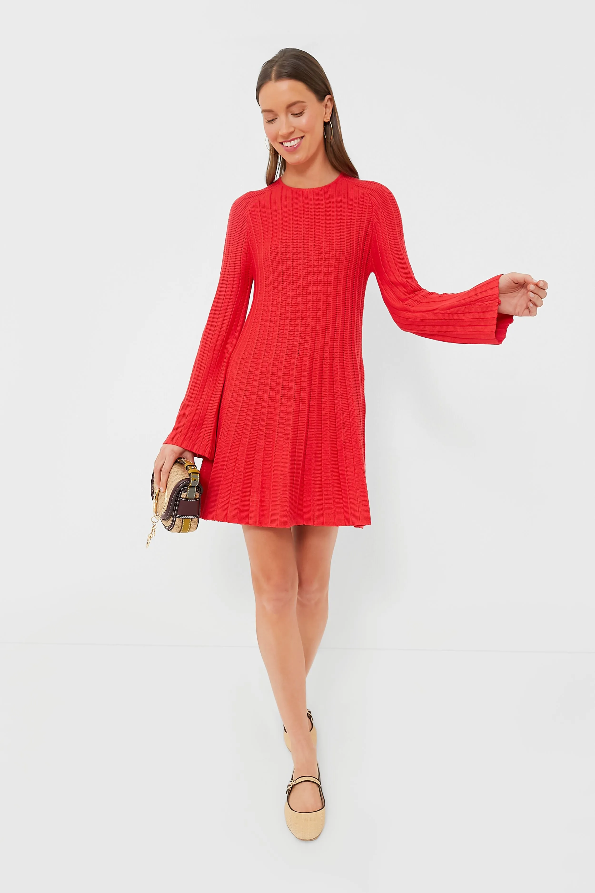 Red Adi Knit Dress