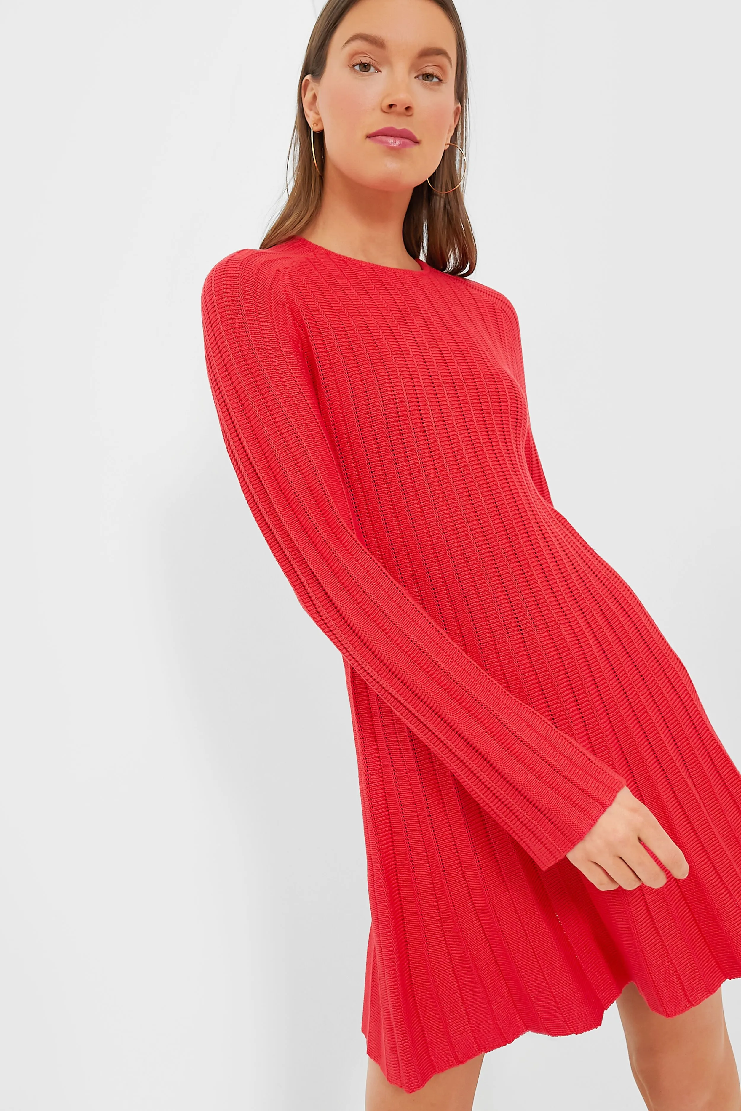 Red Adi Knit Dress