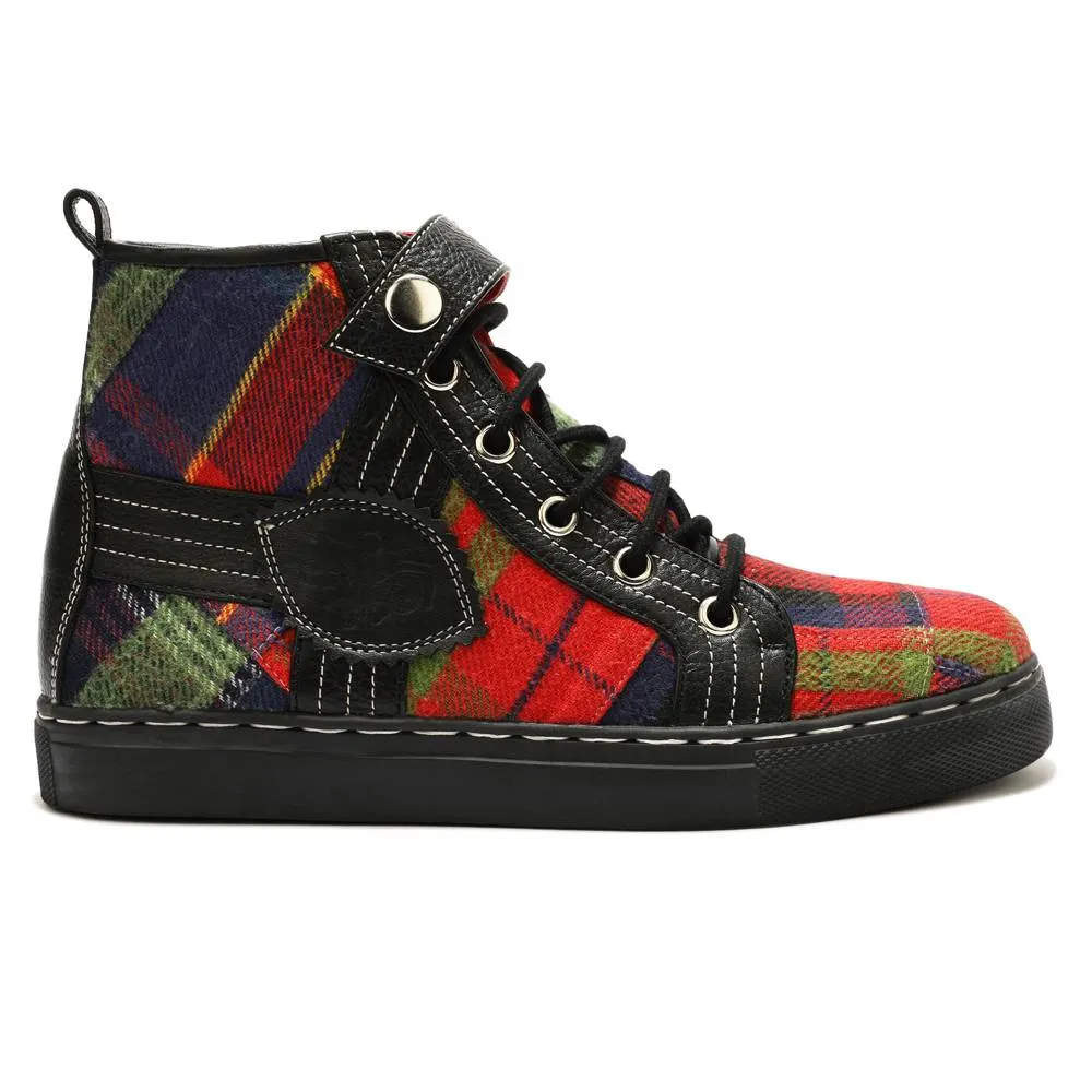 Red Tartans HighTops_  For Men (discontinued)