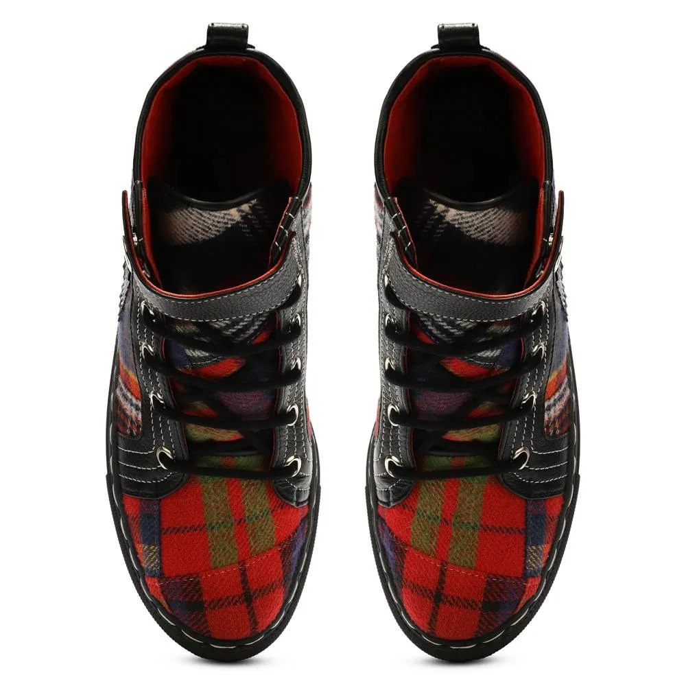 Red Tartans HighTops for Women (discontinued)