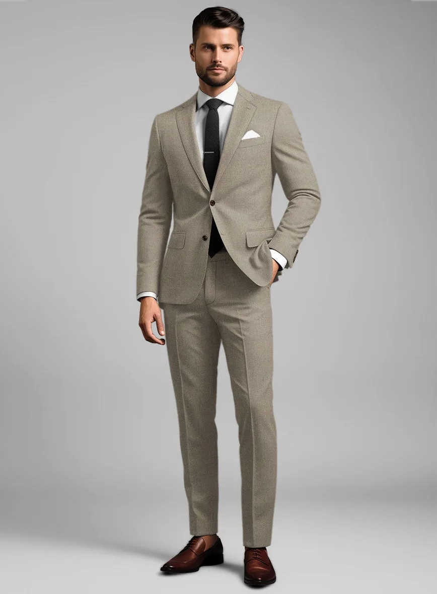 Reda Worsted Beige Pure Wool Suit