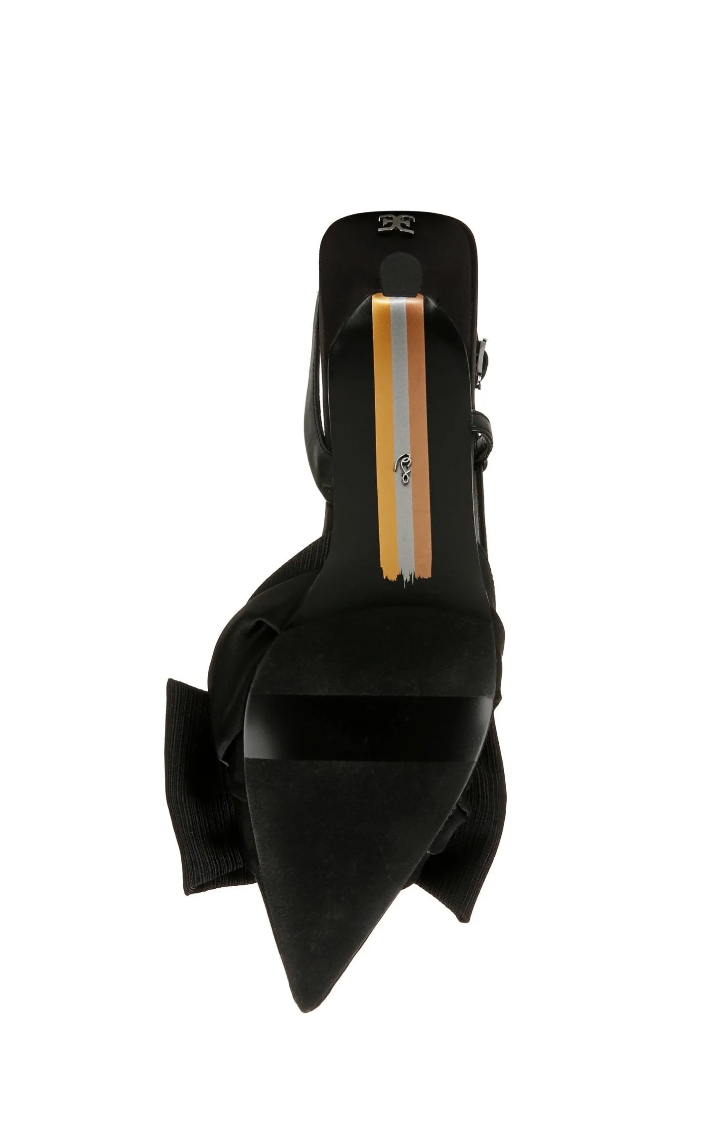 Sam Edelman Treena Bow Slingback Kitten Heel ~ Black