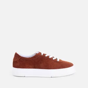 San Pietro 22.7 Corduroy Dark Orange Sneaker