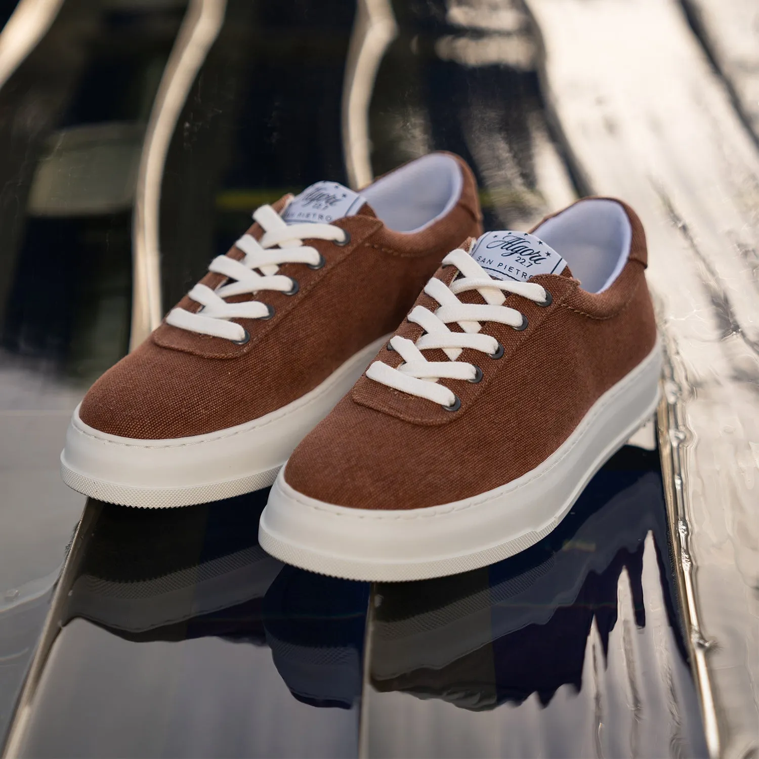 San Pietro 22.7 Washed Brown Sneaker