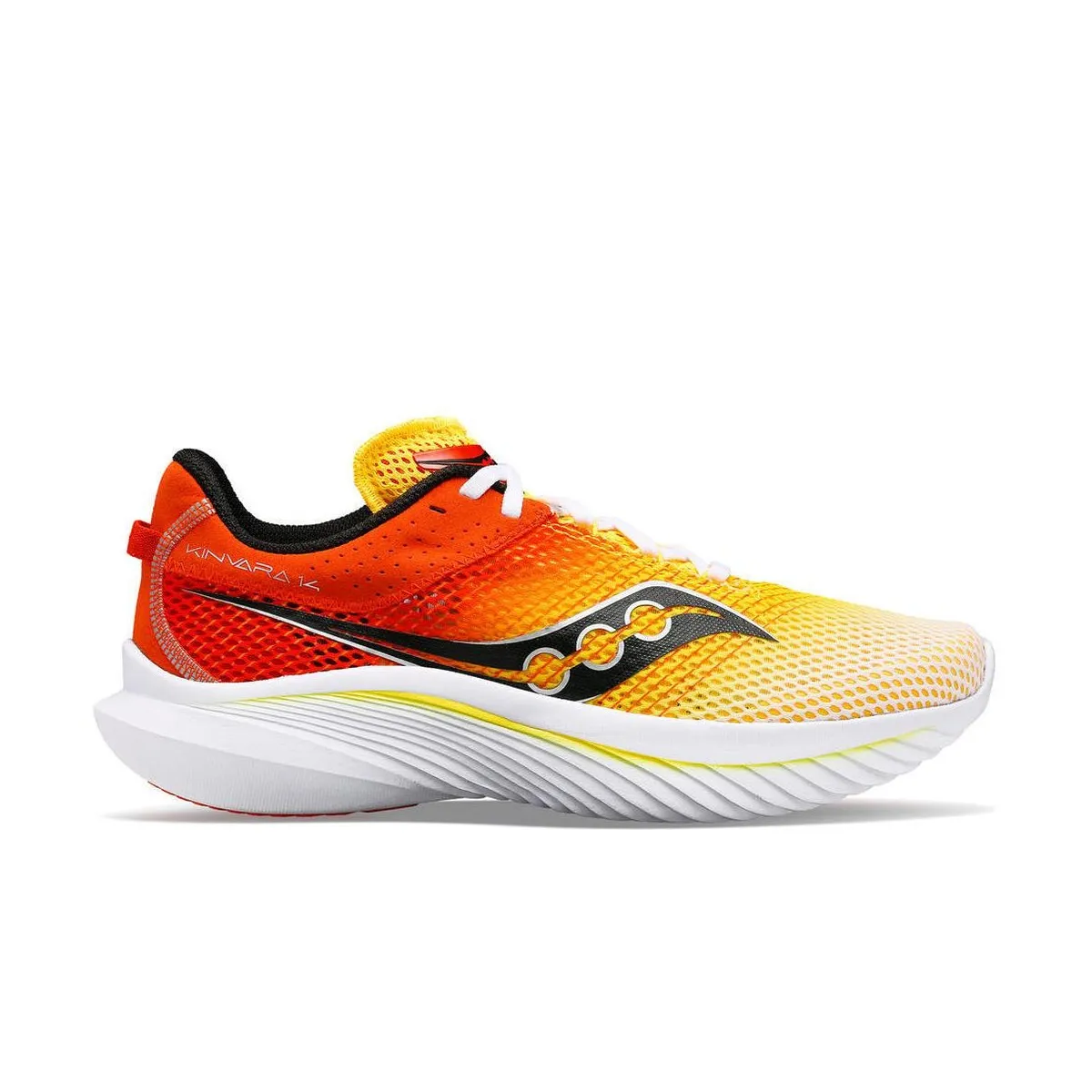 Saucony Kinvara 14 Yellow Red SS24 Sneakers