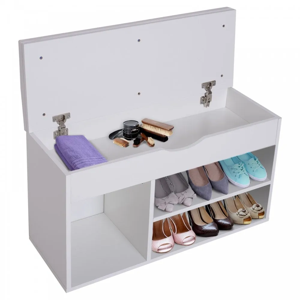 Shoe Cabinet, 47H cm-White