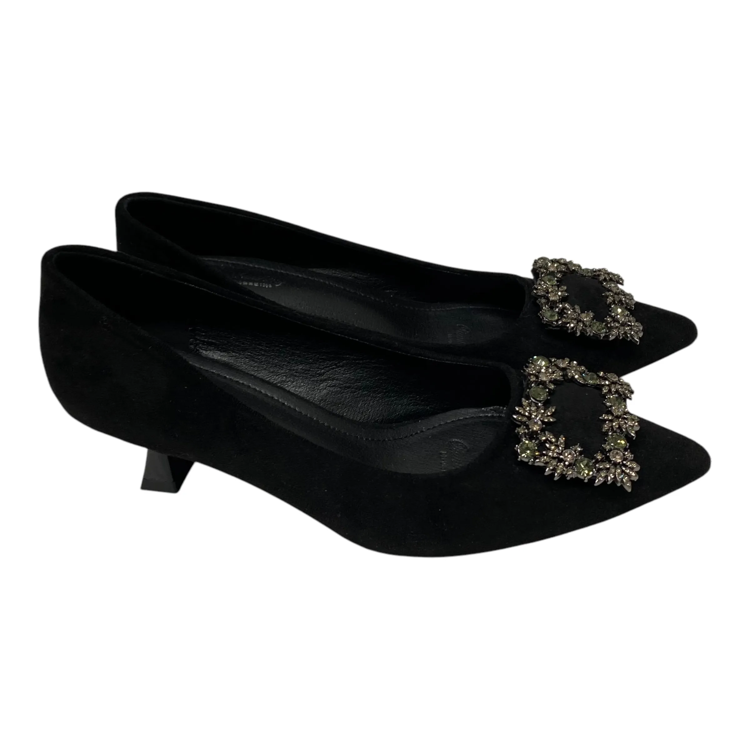 SHOES HEELS KITTEN by  CME In BLACK, Size: 9.5