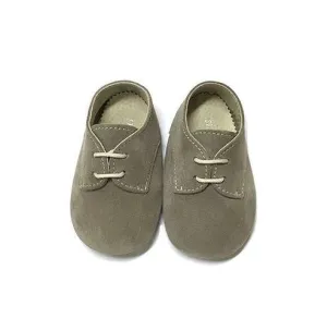 Shoes Le Petit Taupe Lace Pre-walker Shoe