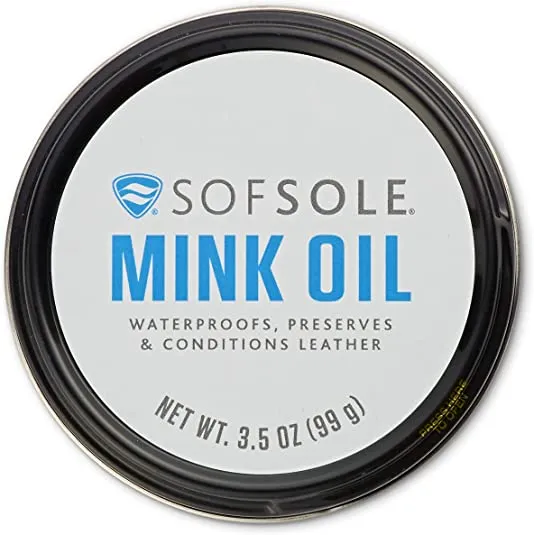 Sof Sole Mink Oil for Conditioning and Waterproofing Leather