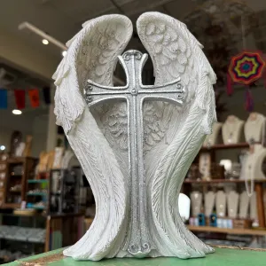 Standing Wings with Silver Cross