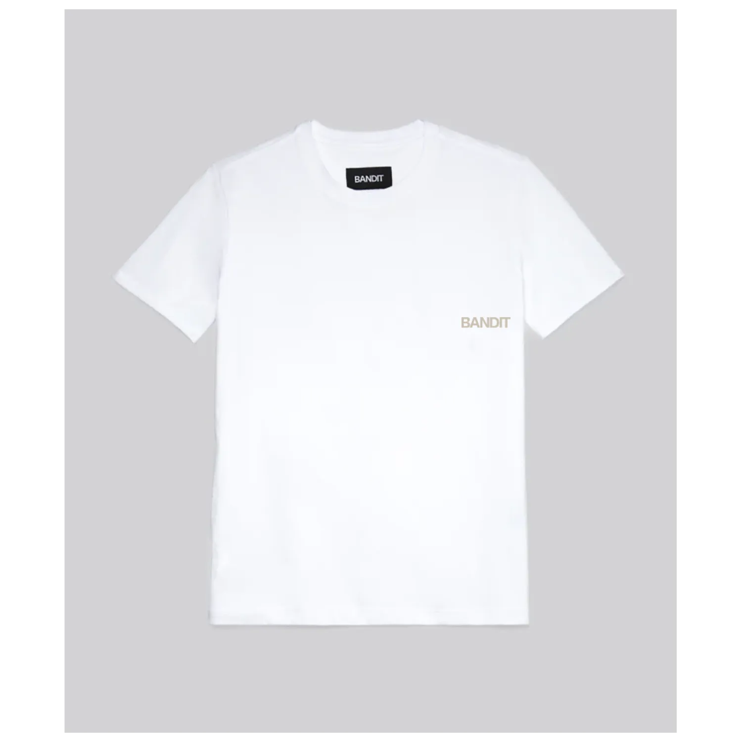 Stone Runner Cotton Tee, Unisex, White