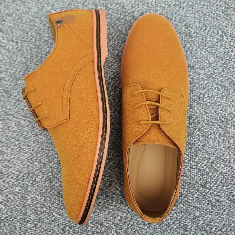 Suede Leather Men's Smart Casual Classic Oxford Shoes