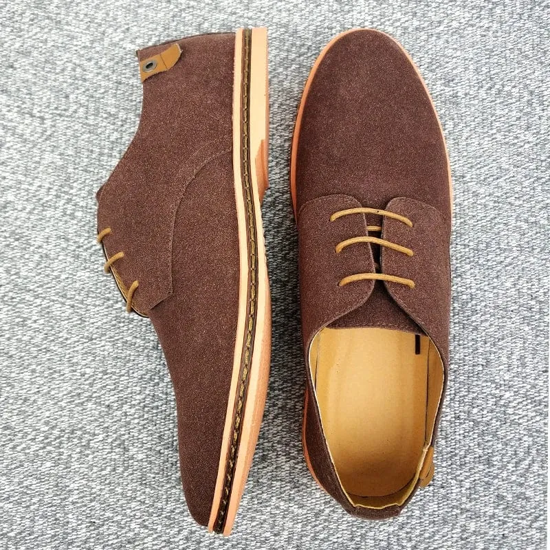 Suede Leather Men's Smart Casual Classic Oxford Shoes