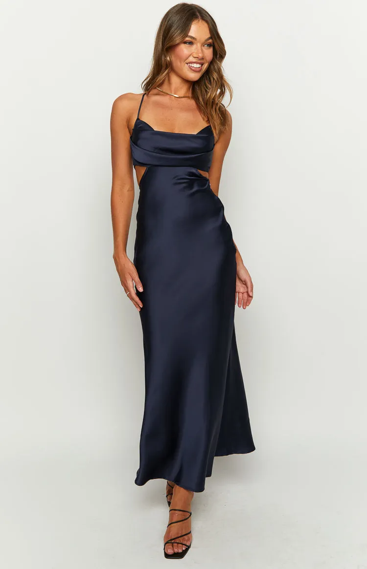 Taleah Navy Formal Maxi Dress