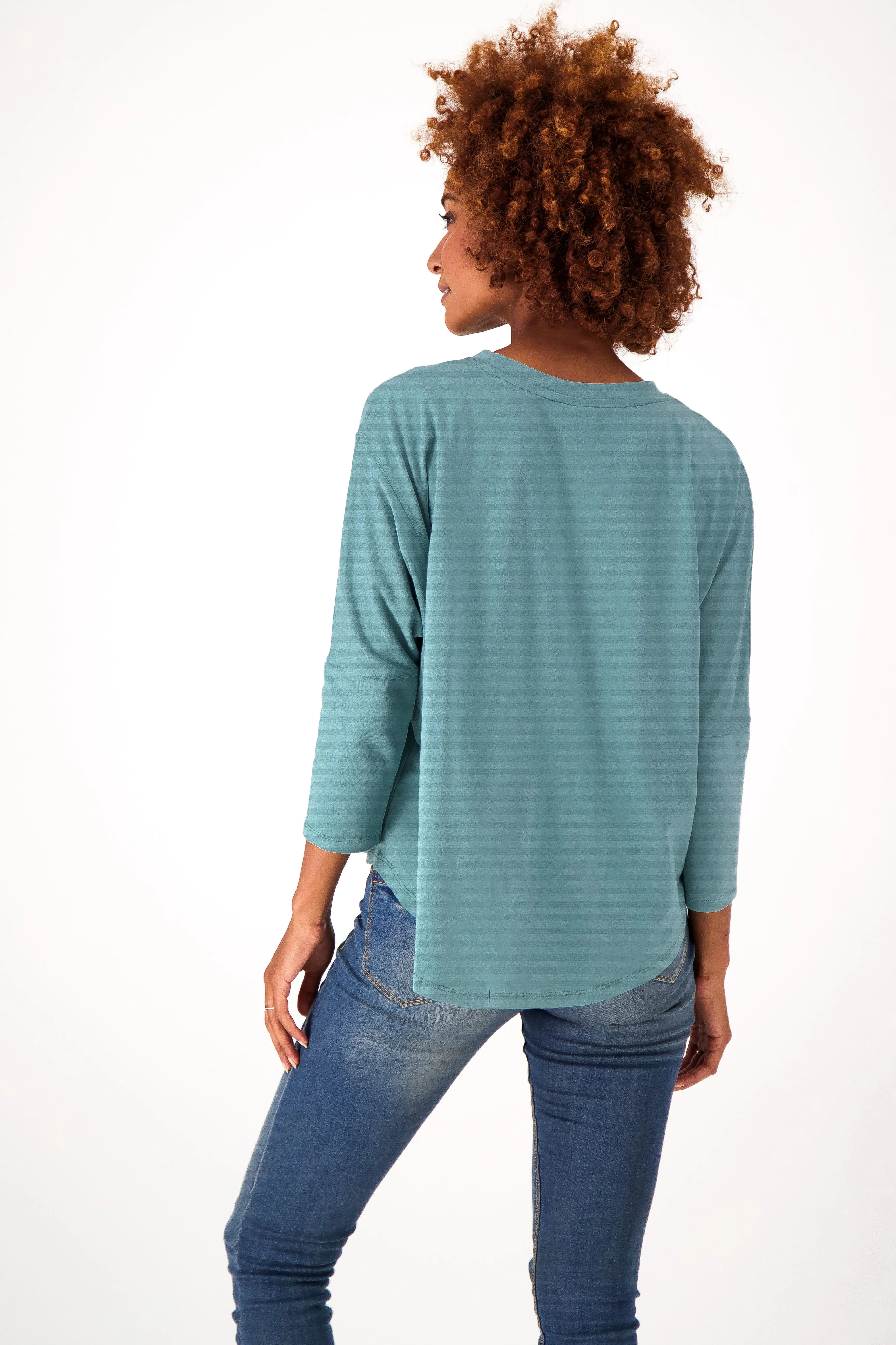 The Relaxed Fit Eco-Batwing Tee 