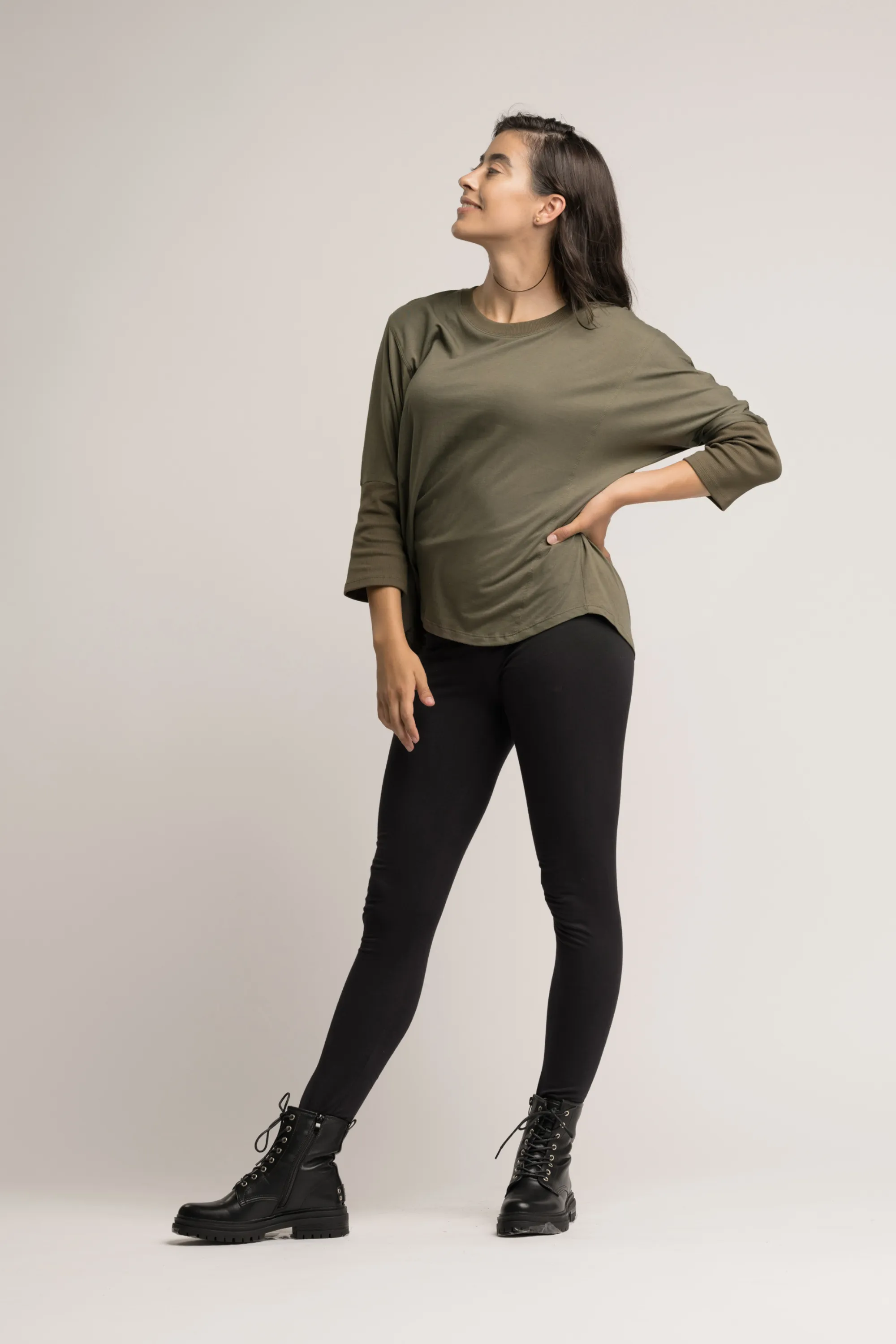 The Relaxed Fit Eco-Batwing Tee 